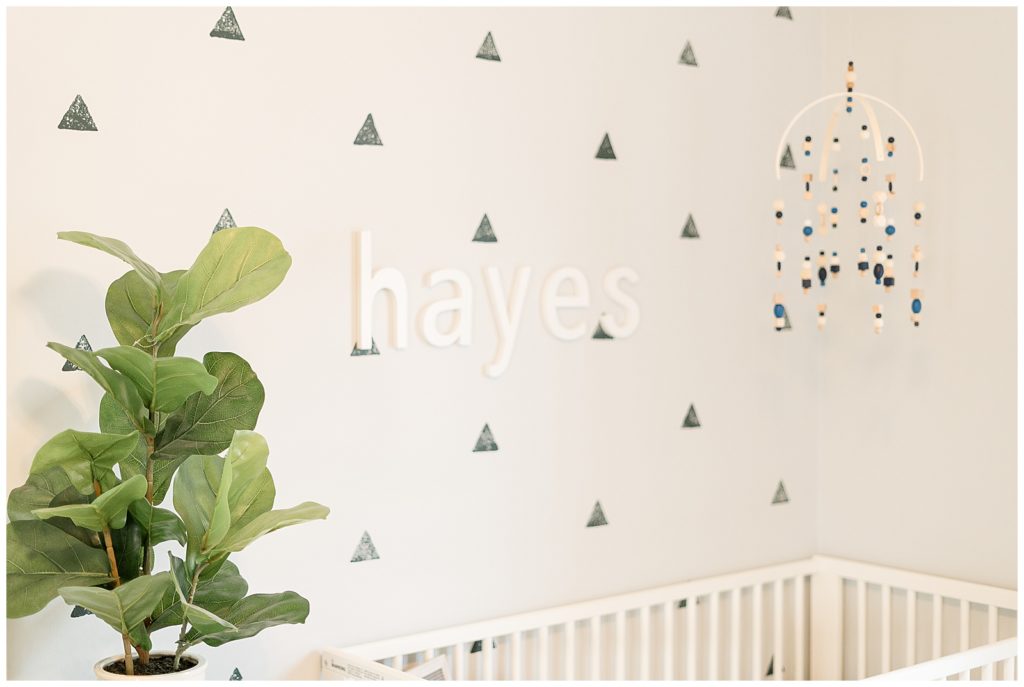 hayes name on a wall