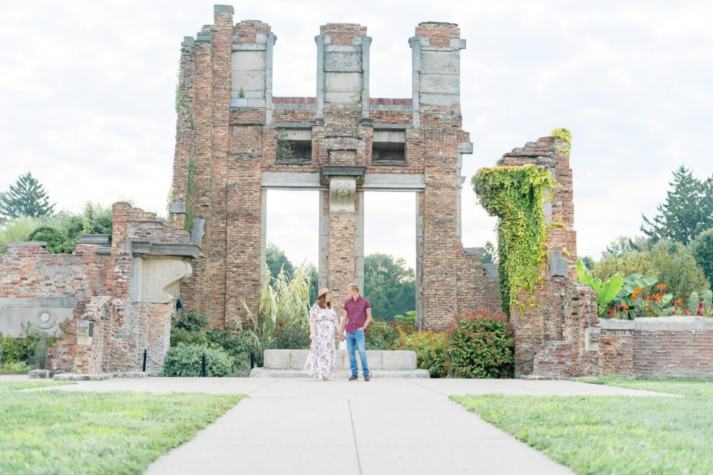 Indianapolis Wedding Photographer at Holliday Park for an engagement session